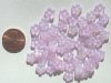 50 3x9mm Matte Alexandrite AB Spacer Flowers